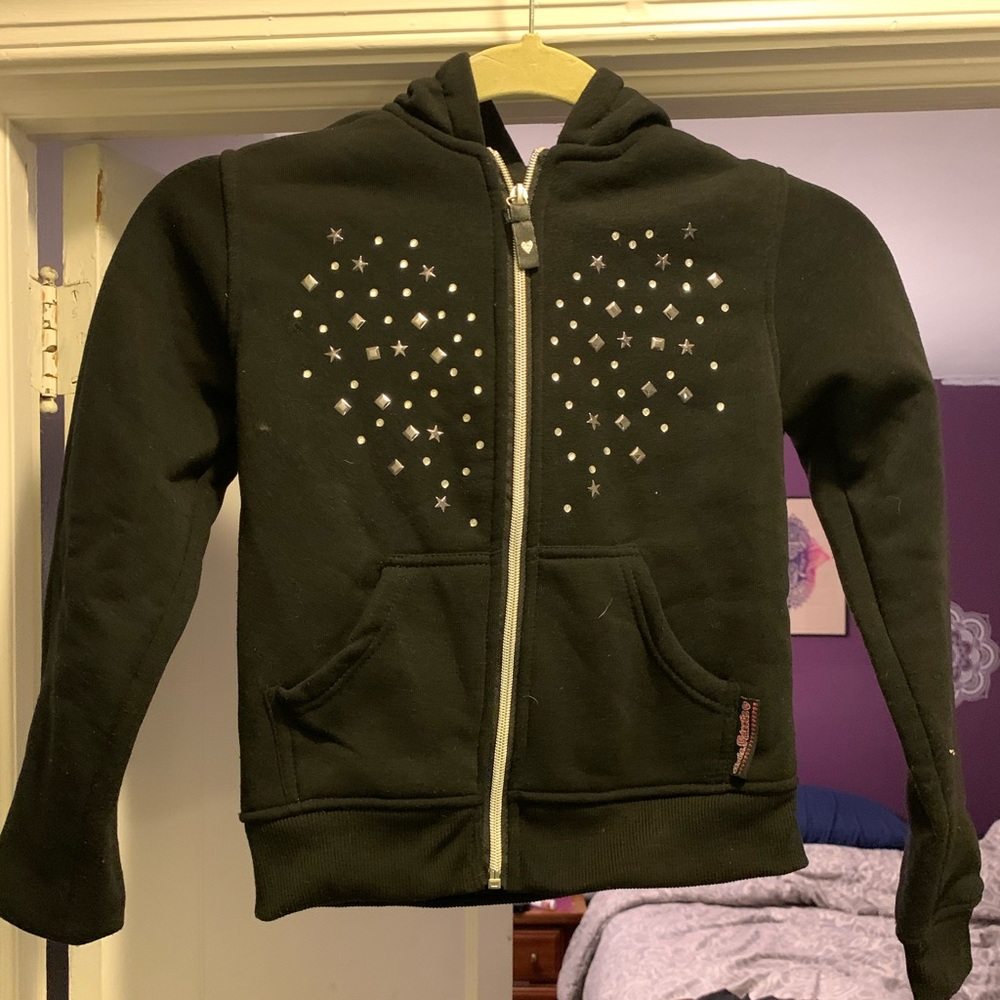 Girls black hoodie